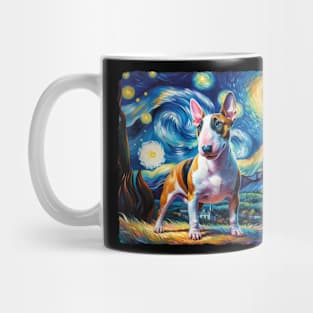 Starry Mini Bull Dog Portrait - Pet Portrait Mug